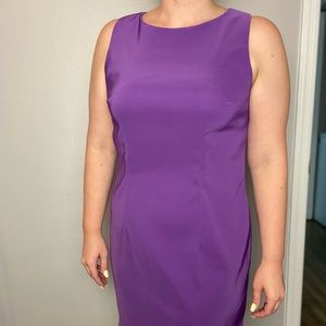 Structured purple dress professional